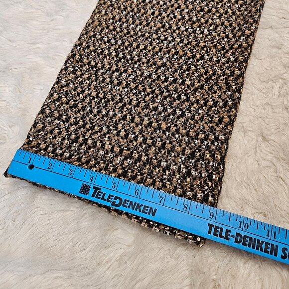 Worthington X Jason Bolden Women's Gold Multi Tweed Pants Size 2 - Picture 6 of 9